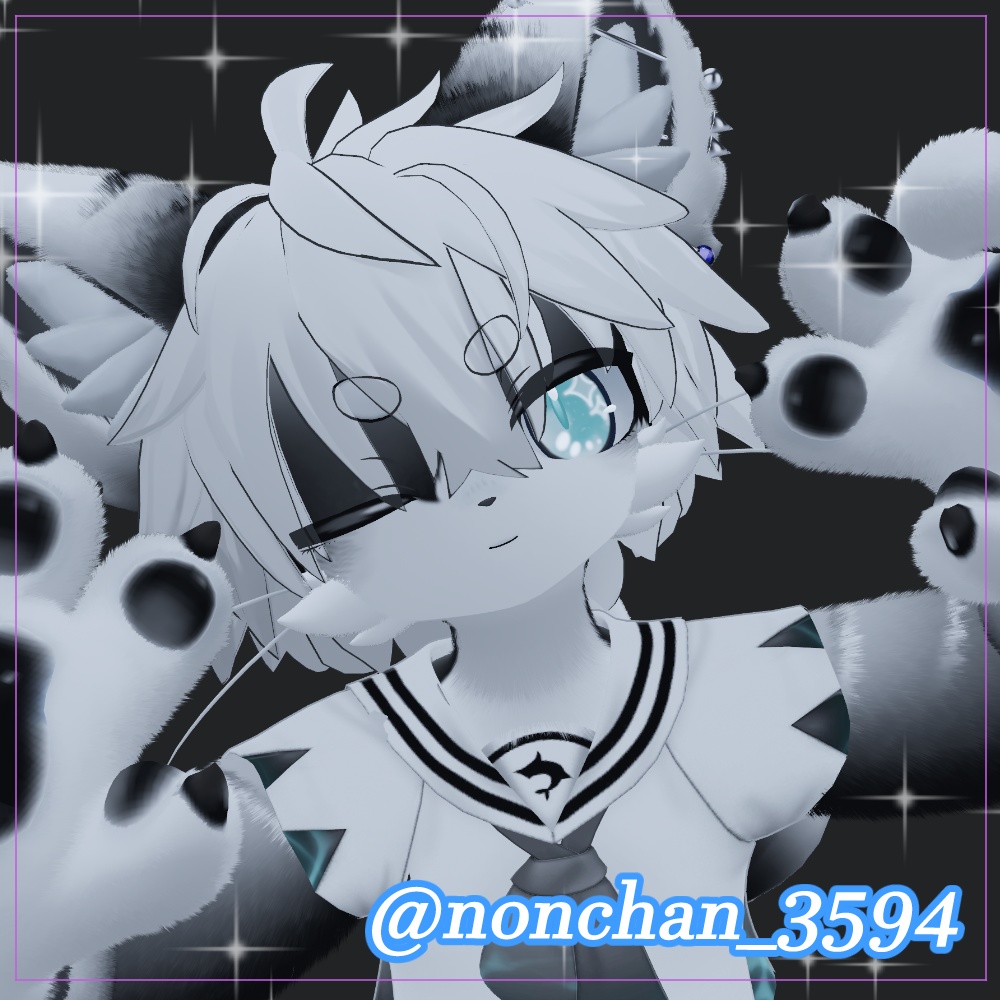 【シャロ専用】夜空のマリンアクアEyeTexture