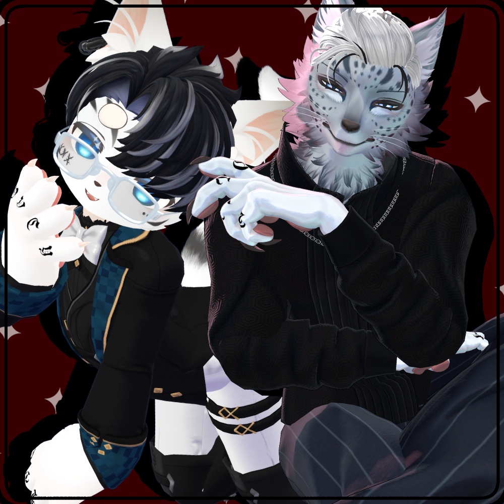 【5アバター対応】Finger tattoo