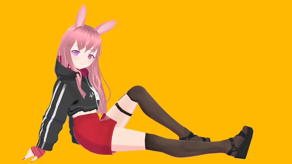 【無料版有】ジッパースカート【VRoid正式版用】