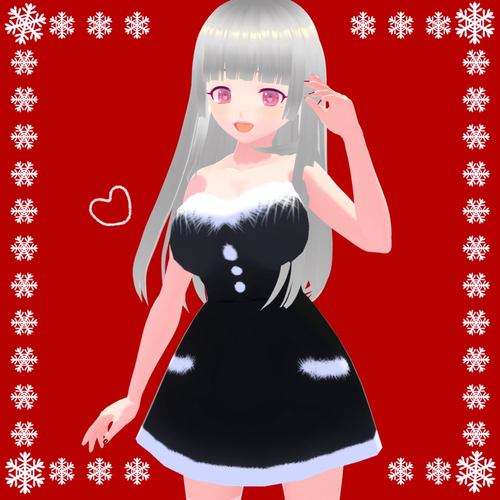 【赤・黒】サンタ服【正式版用】