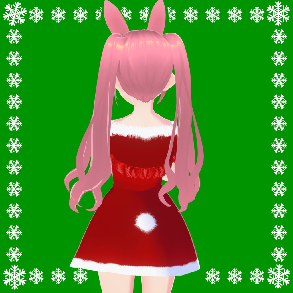 【赤・黒】サンタ服【正式版用】