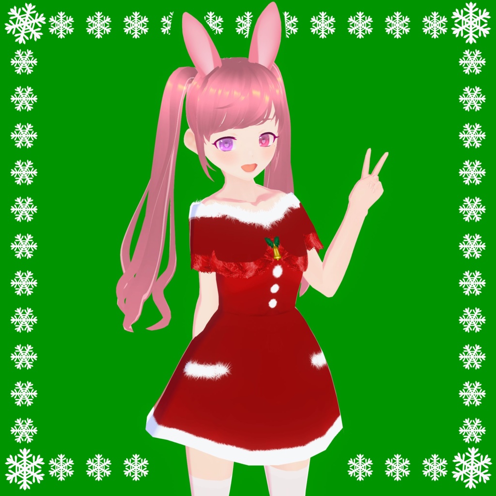 【赤・黒】サンタ服【正式版用】