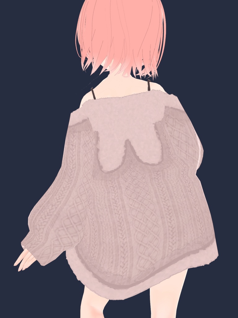 【全7色】うさカーディガン【vroidcustomitem】