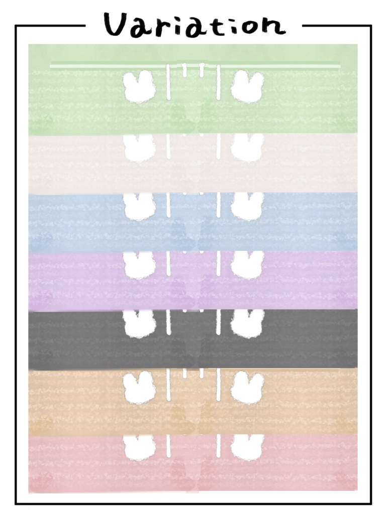 【全7色】もこパン【vroidcustomitem】