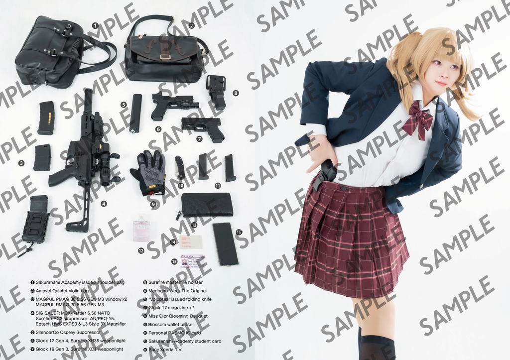 武装JK写真集 - "Selena: Next queen of the underworld"