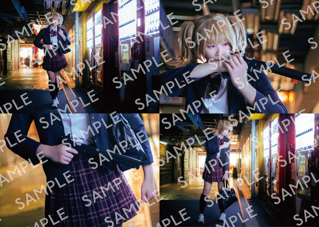 【3点SET】武装JK写真集 - "Selena" 写真集2冊+小説特典