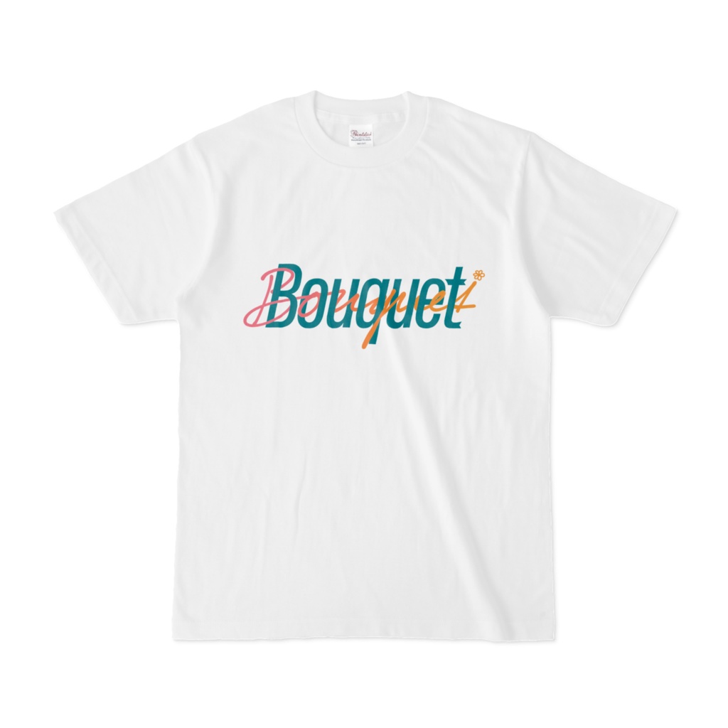 BouquetロゴTシャツ(White)