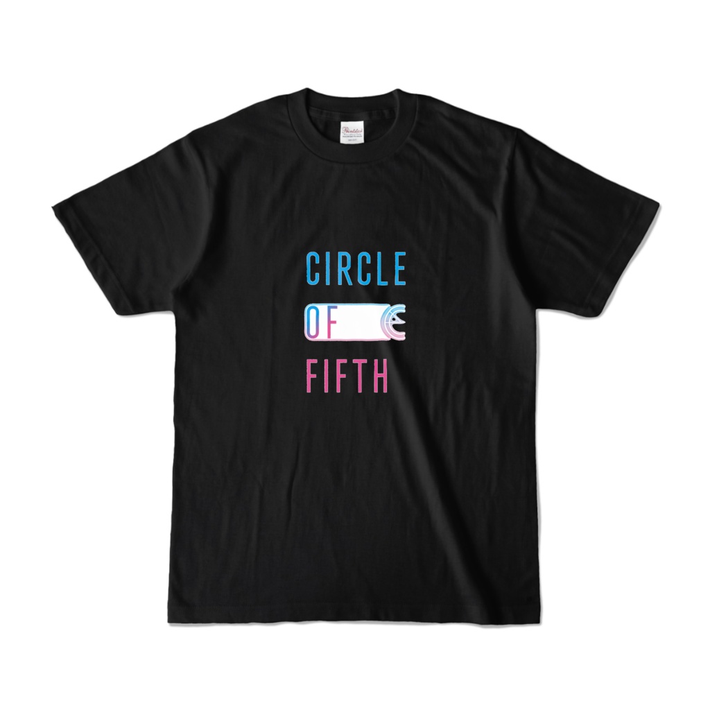 Circle of FifthロゴTシャツ(BLACK)