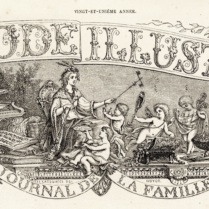 1880s フランスファッション誌 La_Mode_Illustree デジタルデータ 4枚セット