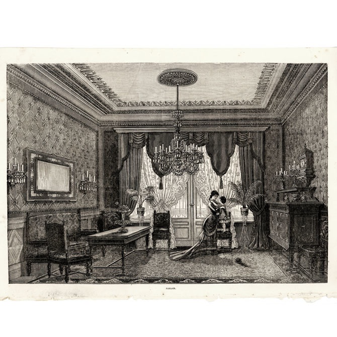 1880s フランスファッション誌 La_Mode_Illustree デジタルデータ 4枚セット