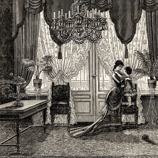 1880s フランスファッション誌 La_Mode_Illustree デジタルデータ 4枚セット