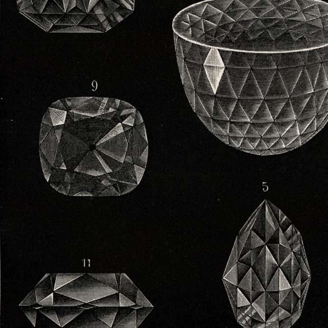 1897 Diamanten リトグラフ デジタルデータ 1枚