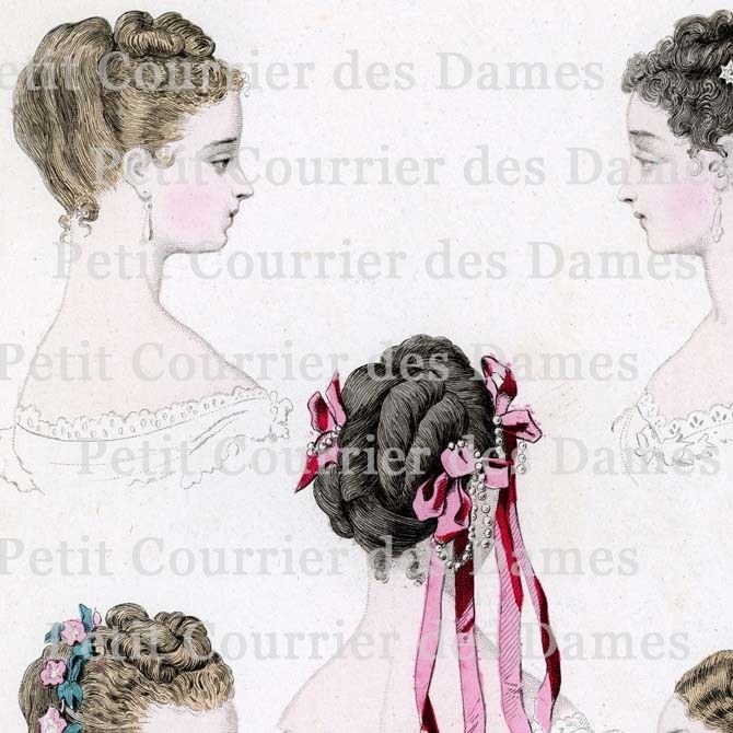 No.3550 1866年『プチ・クリエ・デ・ダーム』手彩色リトグラフ データ