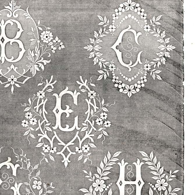 1873 フランスファッション誌『 La Mode Illustree 』PageVEI 銅版画