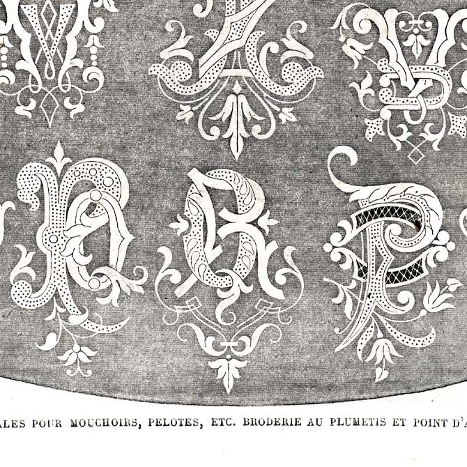 1873 フランスファッション誌『 La Mode Illustree 』Page91 銅版画