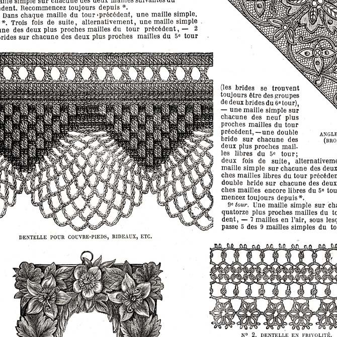1873 フランスファッション誌『 La Mode Illustree 』Page29 銅版画
