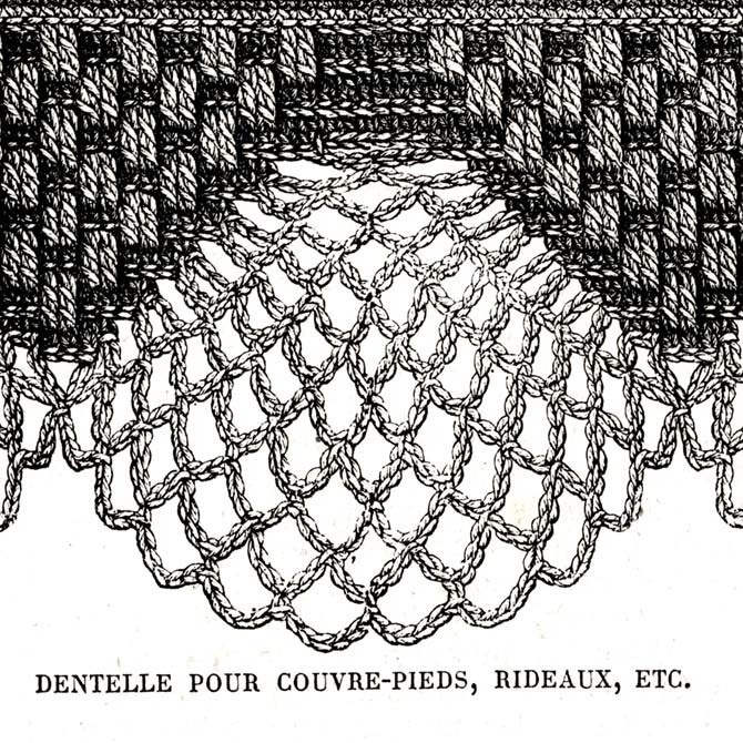 1873 フランスファッション誌『 La Mode Illustree 』Page29 銅版画
