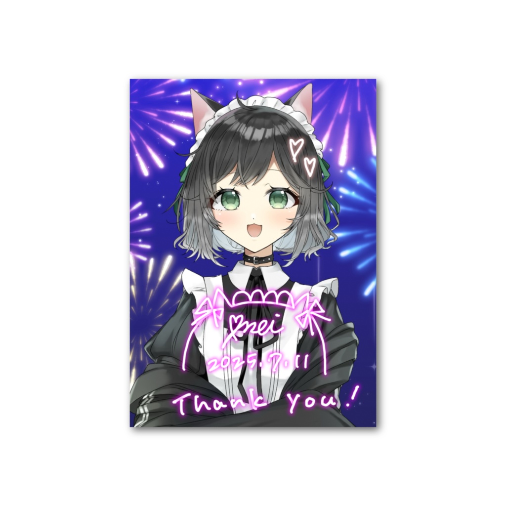 小夜李のフォト風カード（チェキ風）