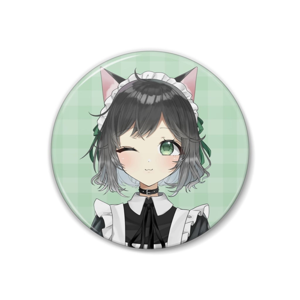 小夜李の缶バッジ（新モデルver.）ウインク