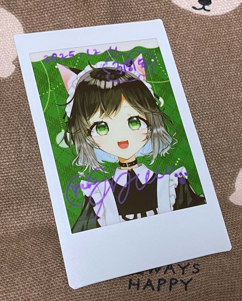 🆕小夜李メイ オリジナルチェキ(新モデルver.)【直筆確定】