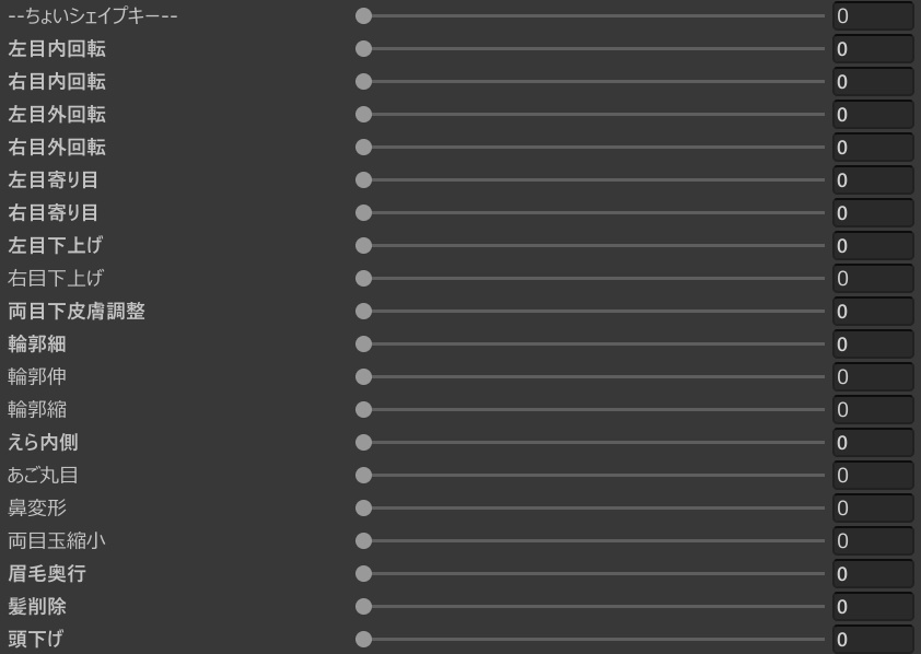 【狛乃-Komano-】ちょい足しシェイプキー