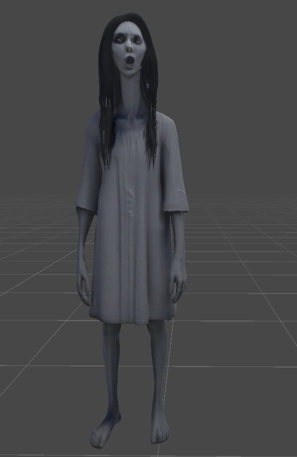 【J-Horror】簡易3Dホラーモデル3点セット