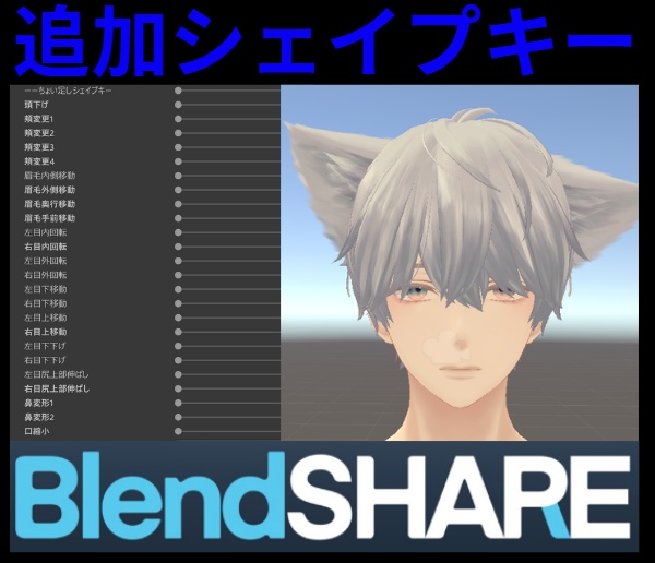 【水瀬 / Minase】ちょい足しシェイプキー 【Ver1.4以降】