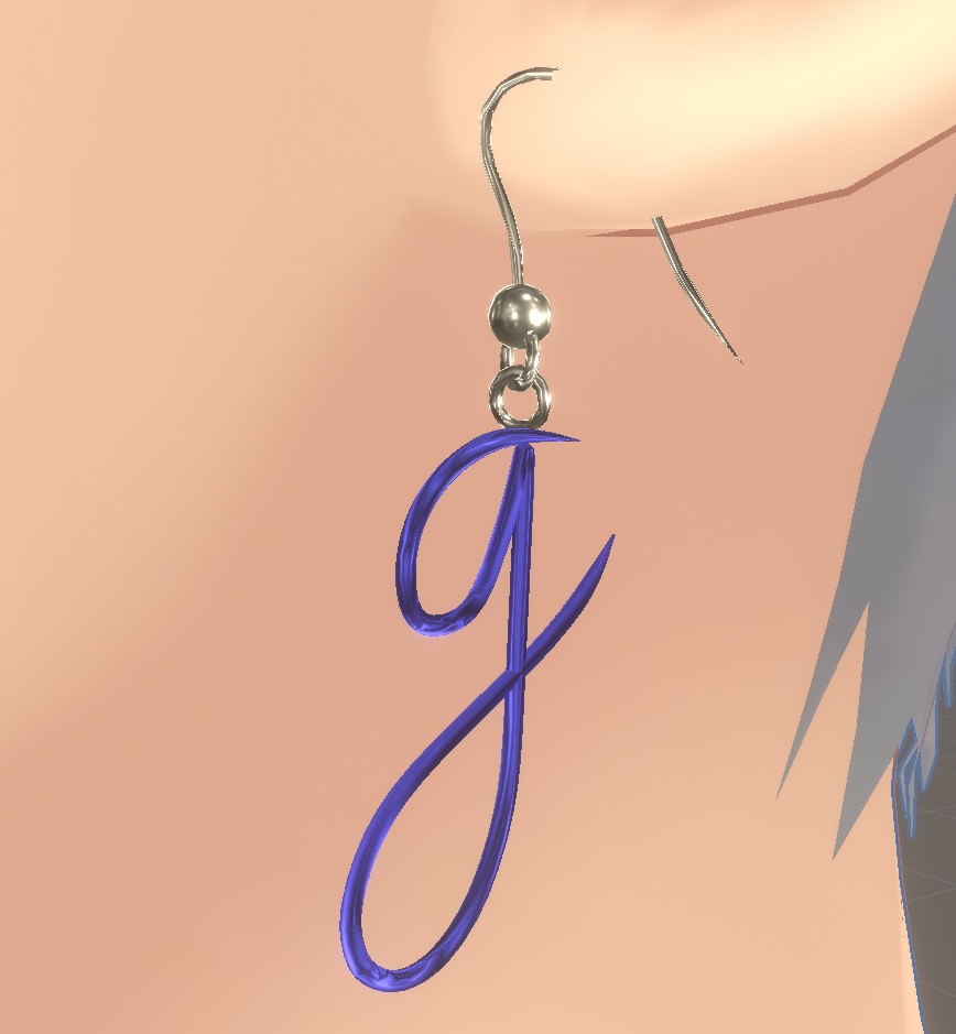 【無料】「J」マークイヤリング【感謝】