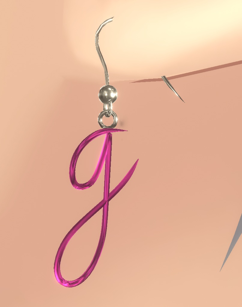 【無料】「J」マークイヤリング【感謝】