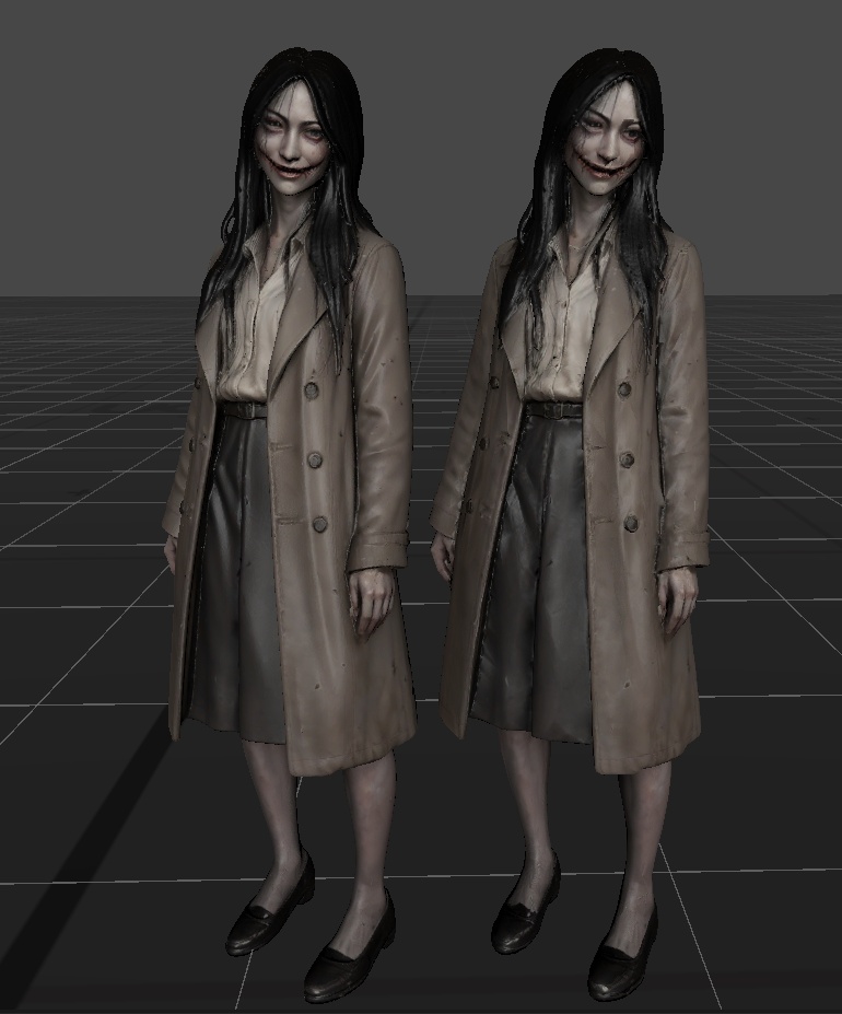 【J-Horror】簡易3Dホラーモデル2点セット その3