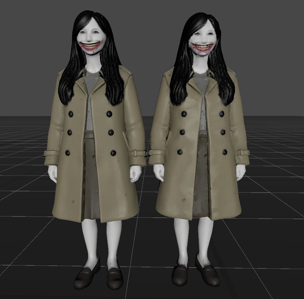【J-Horror】簡易3Dホラーモデル2点セット その3