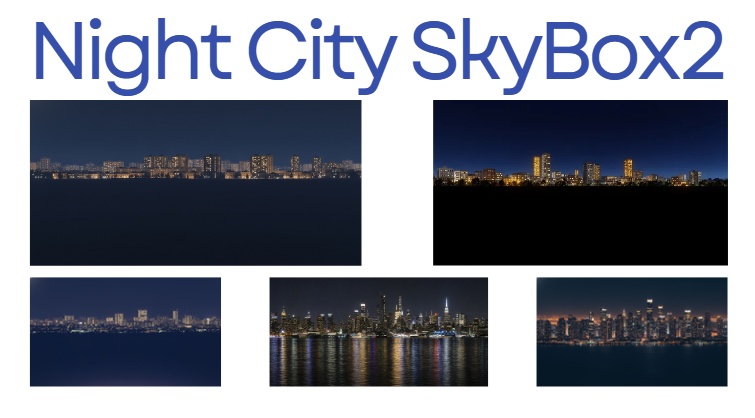 【都心SKYBOX】Night City Skybox Pack2