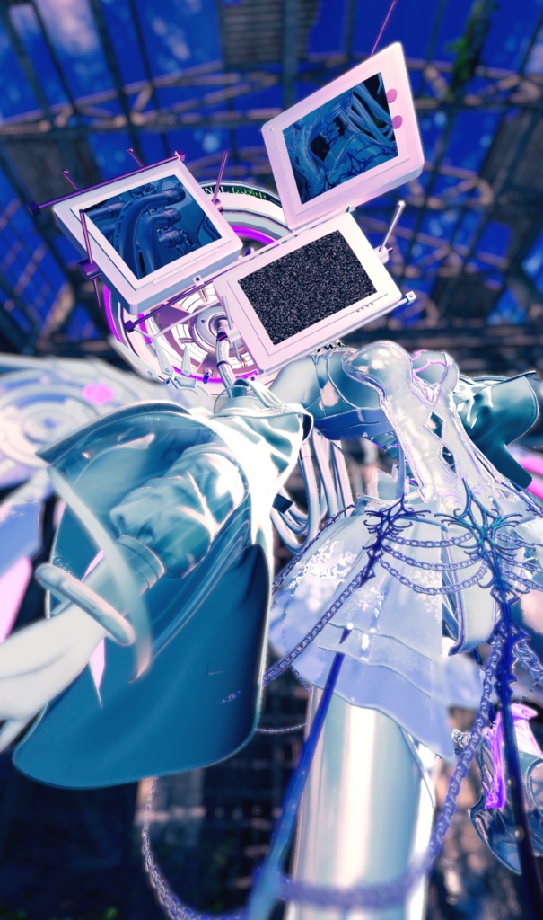 〖発売セール中〗SIGNAL//HEAD〖テレビ頭・異形頭アクセサリー〗
