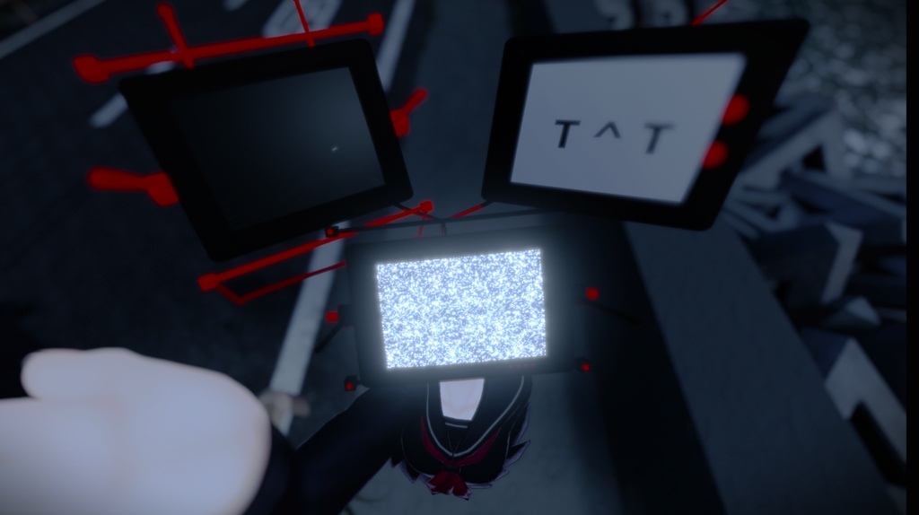 〖発売セール中〗SIGNAL//HEAD〖テレビ頭・異形頭アクセサリー〗