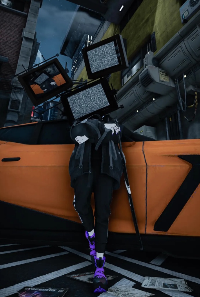 〖発売セール中〗SIGNAL//HEAD〖テレビ頭・異形頭アクセサリー〗