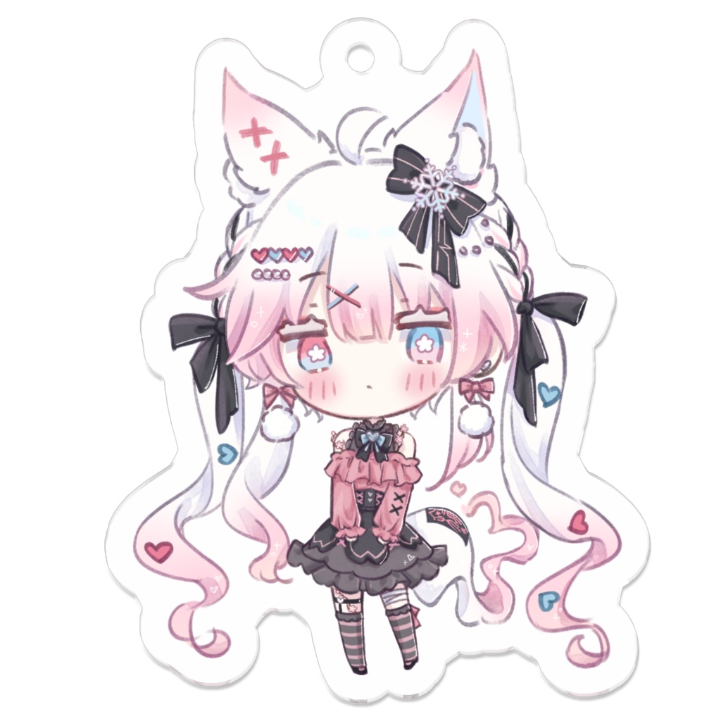 アクリルキーホルダー Yukino (Pink Heart ver.)