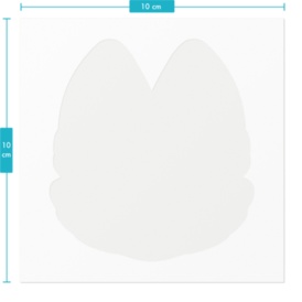 キツネとタヌキのステッカー