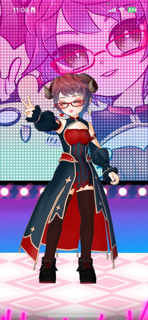 モニター付ライブ風背景