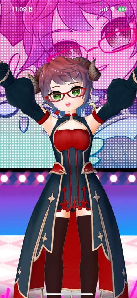 モニター付ライブ風背景