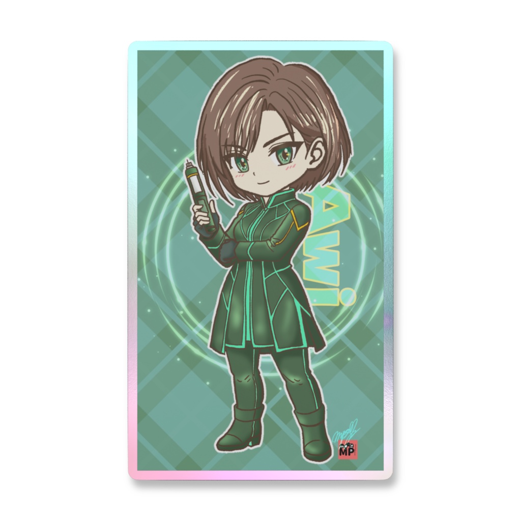 擬人化お薬 週1インスリン アウィちゃんステッカー