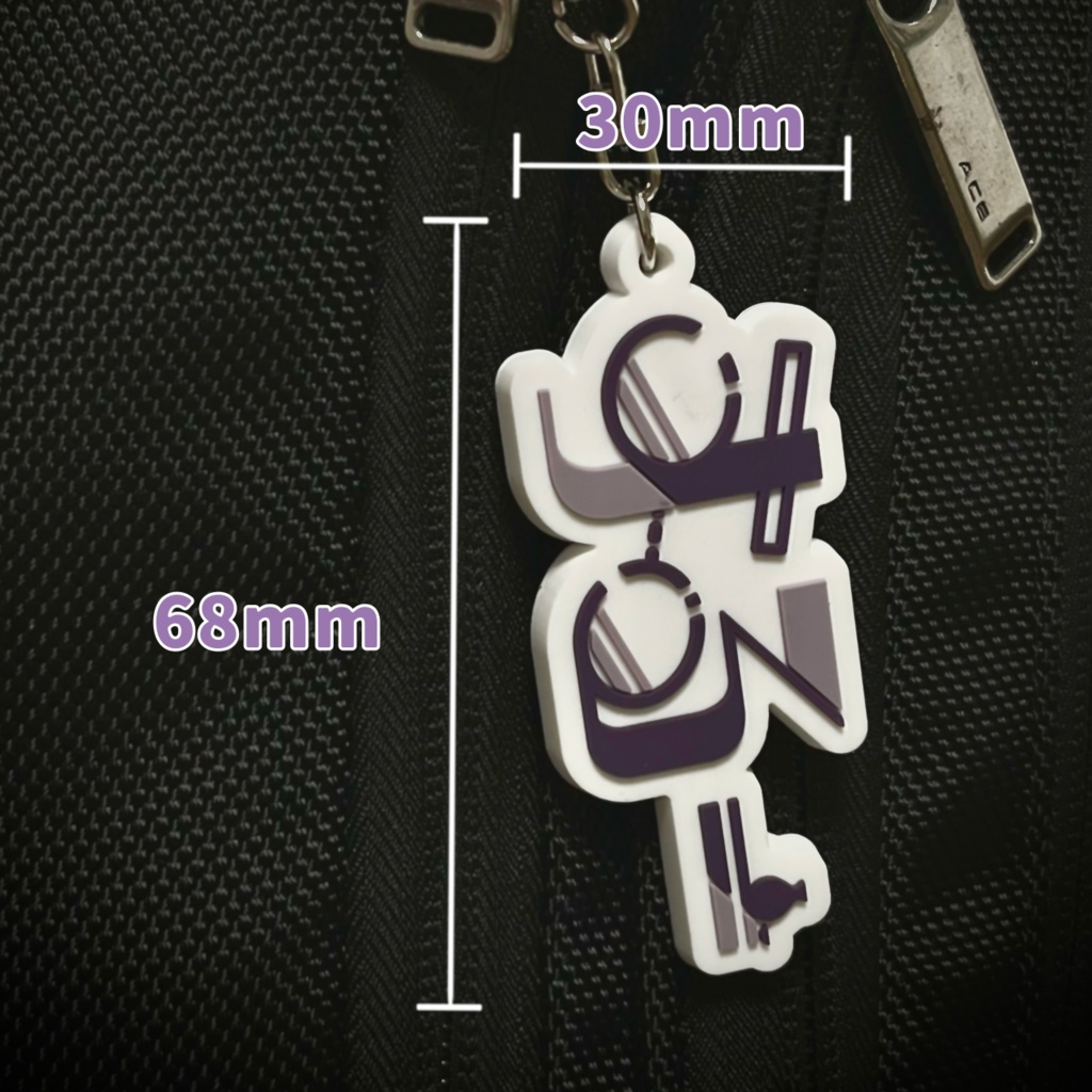 【先着20件に】ロゴラバーストラップ【ポスカ付きます】