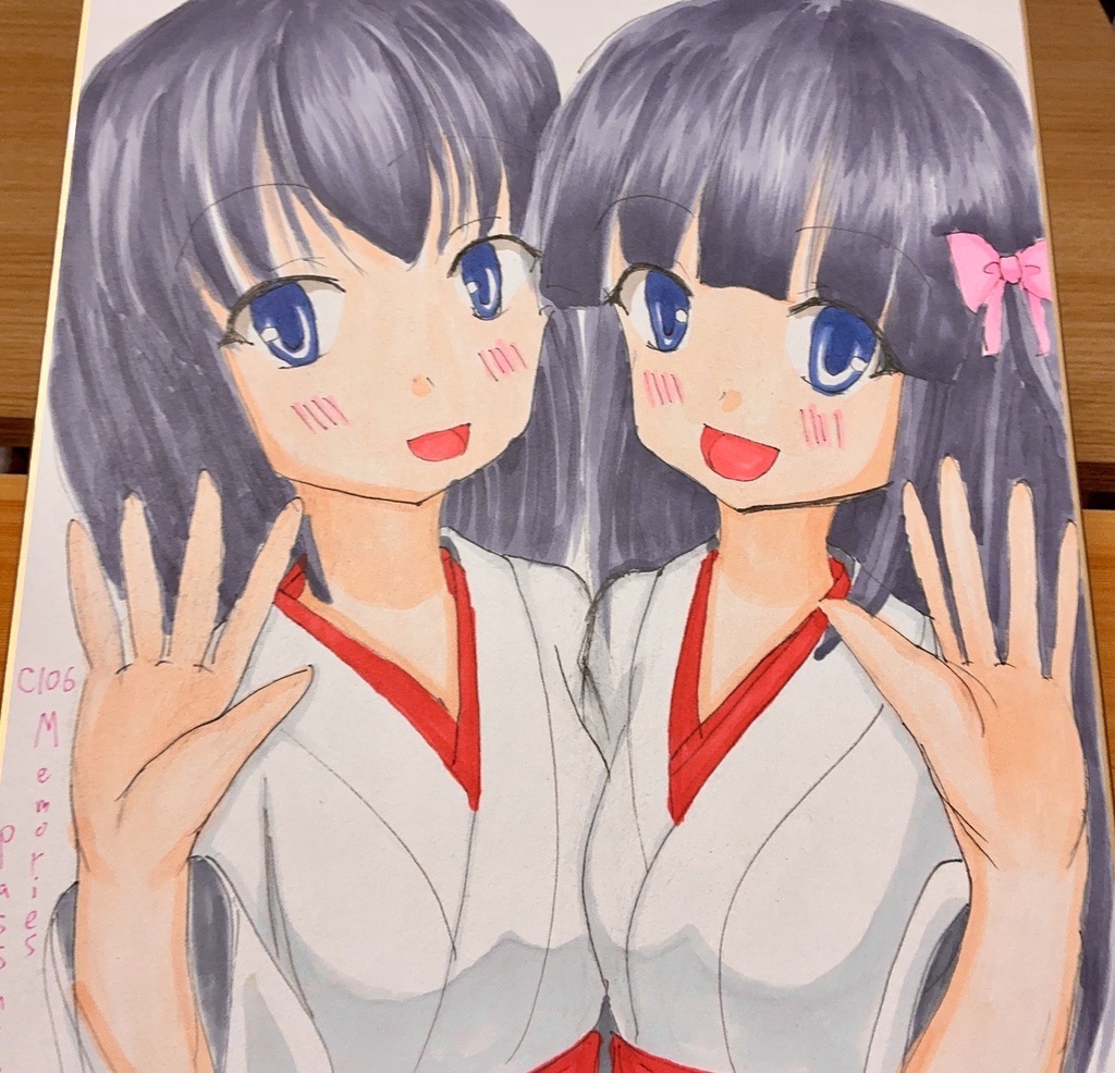 【色紙】c106ふたみこ色紙