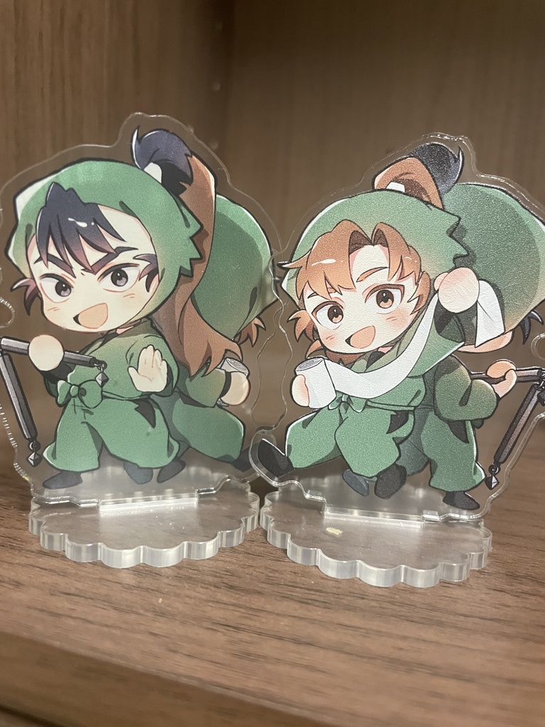 背中は任せろアクスタ