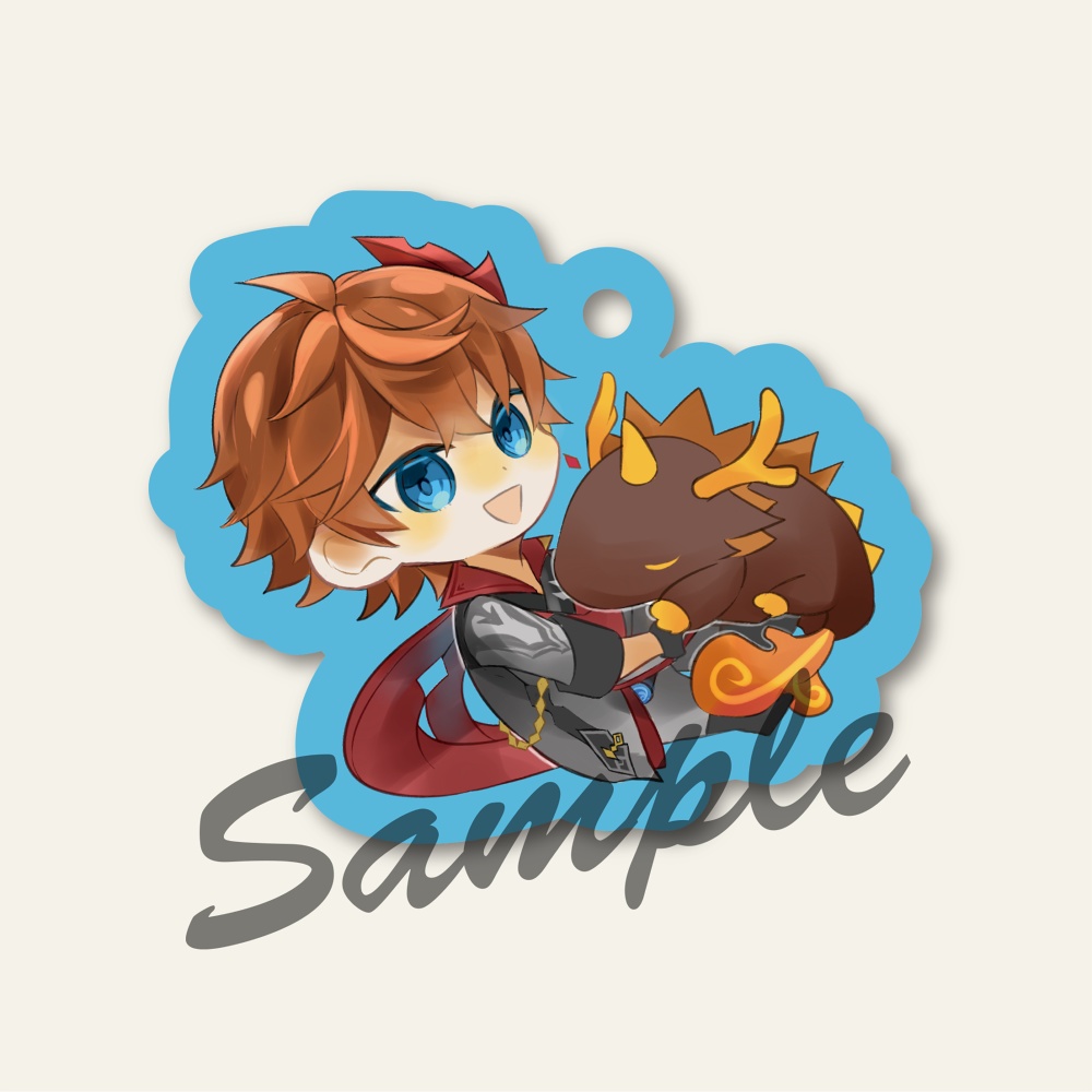 【タルタリヤ&ミニモラクス】アクキー