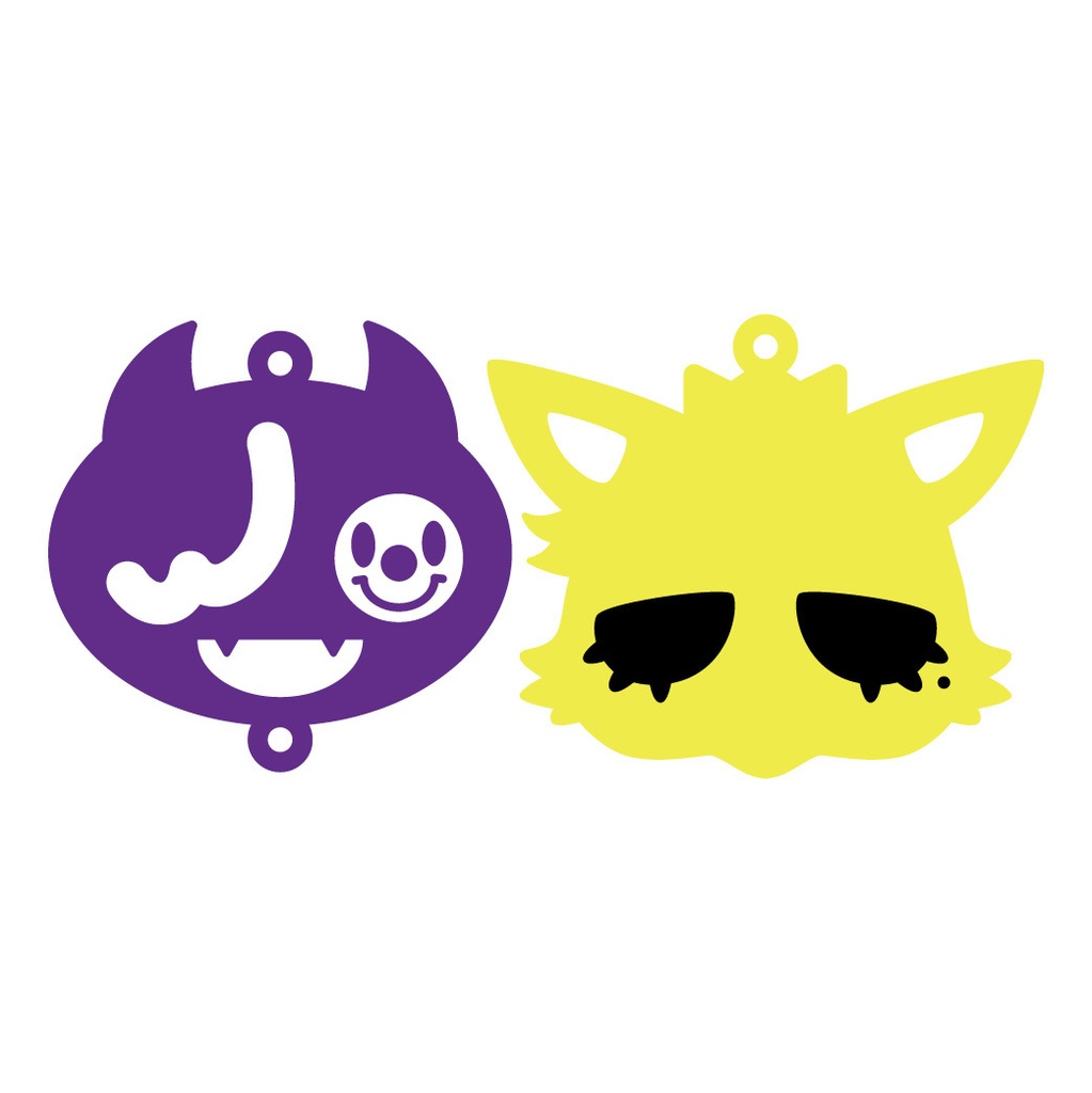 れめししっぽいアクリルキーホルダー
