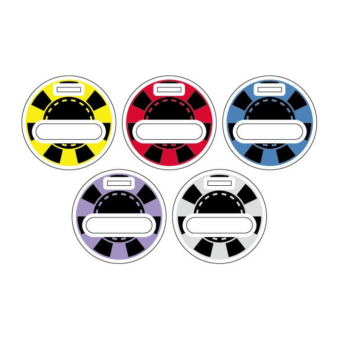 カジノチップ風ぬいスタンド