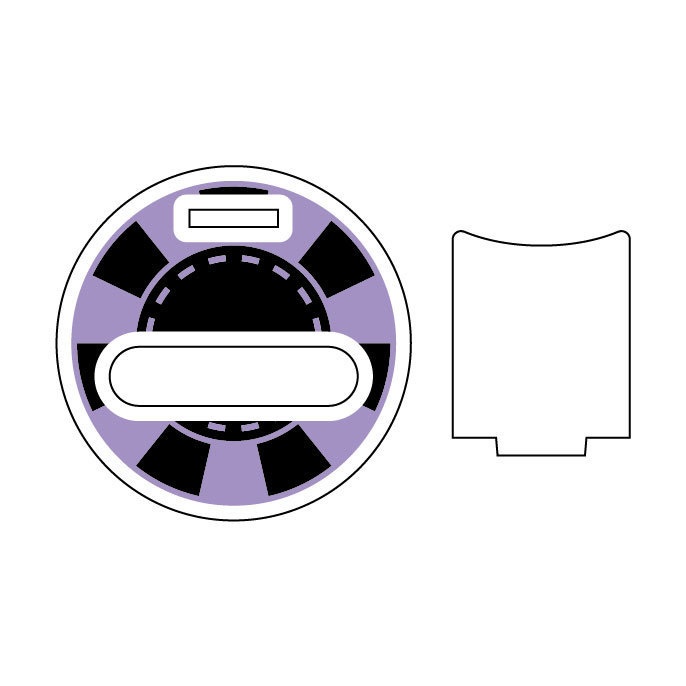 カジノチップ風ぬいスタンド