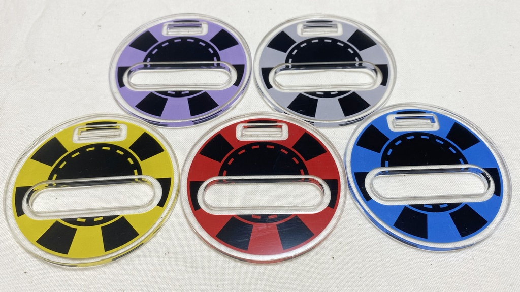 カジノチップ風ぬいスタンド