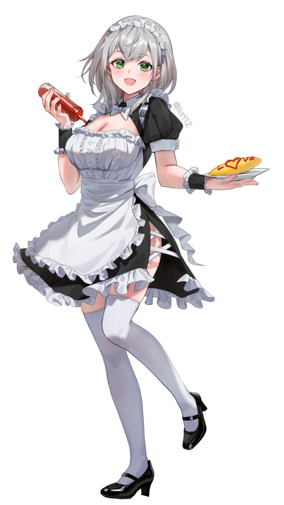 (非公式)ホロライブ3期生メイド服アクリルスタンド