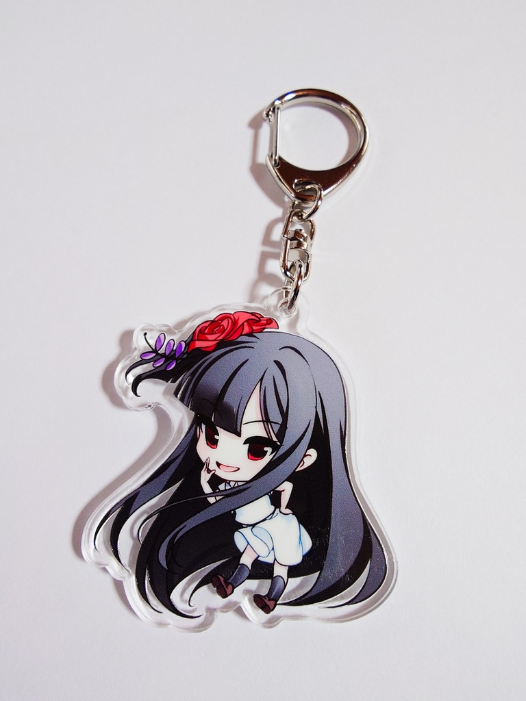 「ハッピールートを終わらせて」麗羅　アクリルキーホルダー（50×50mm）